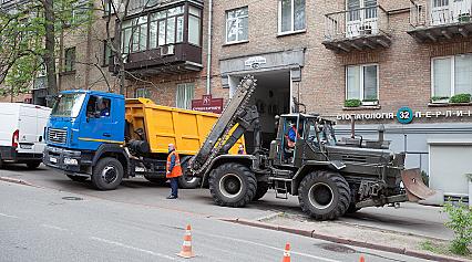 Ліквідація аварій на вул. В.Гетьмана, 27 та Кловскому узвозі, 14