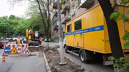 Ліквідація аварій на вул. В.Гетьмана, 27 та Кловскому узвозі, 14
