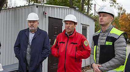 Петро Пантелеєв проінспектував хід робіт з будівництва НСПП БСА