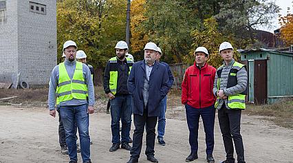 Петро Пантелеєв проінспектував хід робіт з будівництва НСПП БСА
