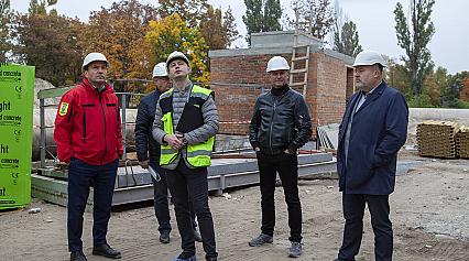 Петро Пантелеєв проінспектував хід робіт з будівництва НСПП БСА