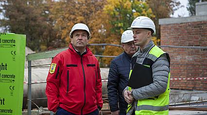 Петро Пантелеєв проінспектував хід робіт з будівництва НСПП БСА
