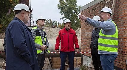 Петро Пантелеєв проінспектував хід робіт з будівництва НСПП БСА
