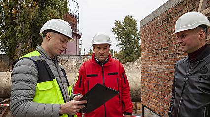 Петро Пантелеєв проінспектував хід робіт з будівництва НСПП БСА