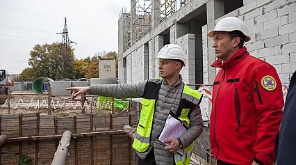 Петро Пантелеєв проінспектував хід робіт з будівництва НСПП БСА