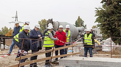 Петро Пантелеєв проінспектував хід робіт з будівництва НСПП БСА