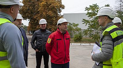 Петро Пантелеєв проінспектував хід робіт з будівництва НСПП БСА