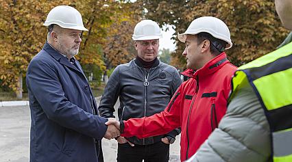 Петро Пантелеєв проінспектував хід робіт з будівництва НСПП БСА