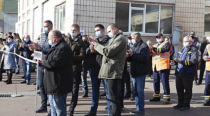 У Київводоканалі привітали водіїв з Днем автомобіліста і дорожника
