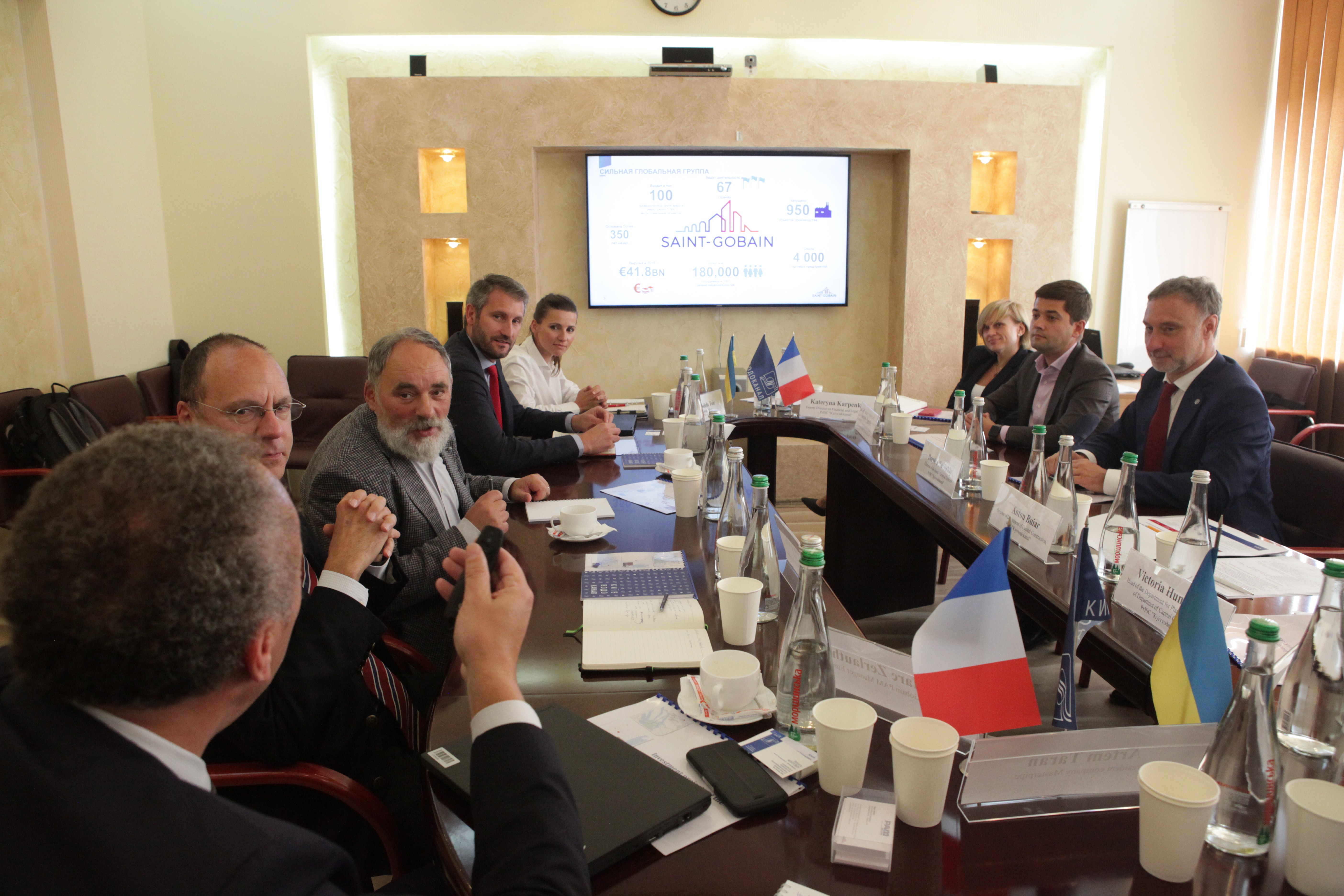 Відбулась зустріч з представниками компаній Group Eiffage та Saint-Gobain PAM