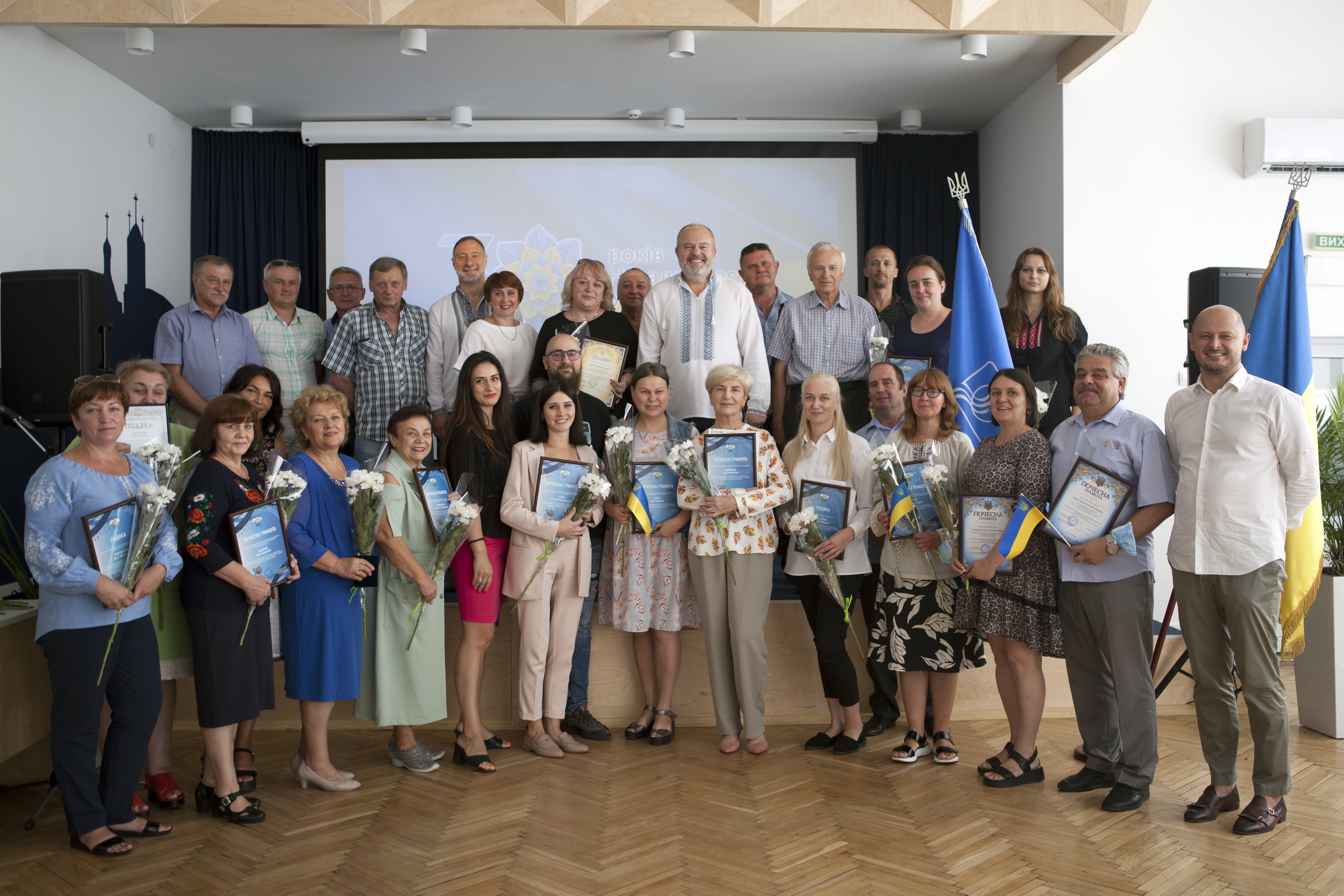 У Київводоканалі привітали співробітників з нагоди  30-річчя  Незалежності України