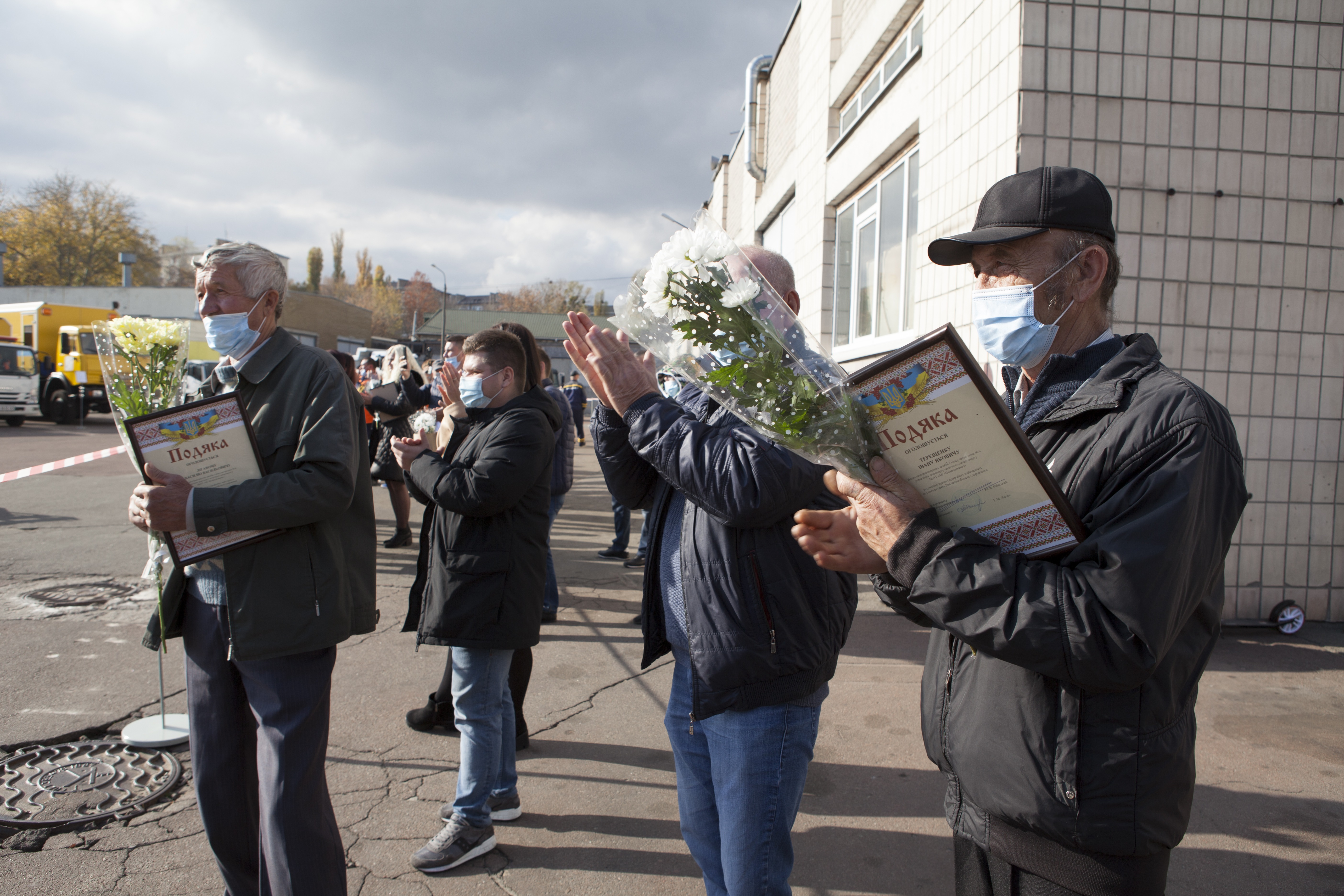 У Київводоканалі привітали водіїв з Днем автомобіліста і дорожника