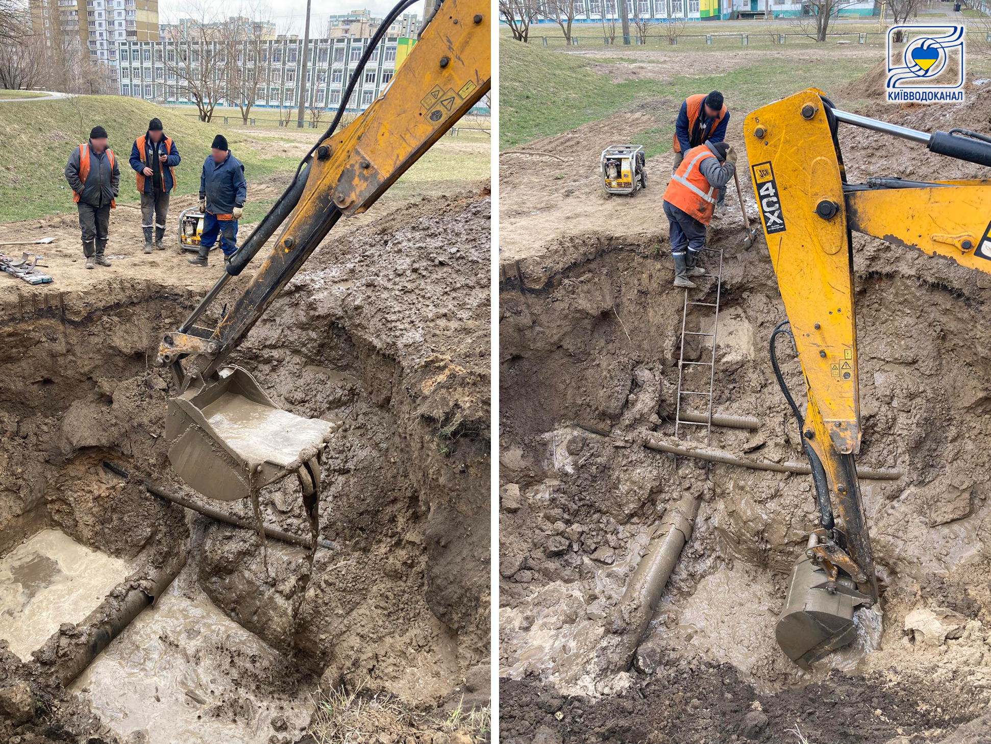 Ремонтуємо водопровідні мережі заради безперервного водопостачання