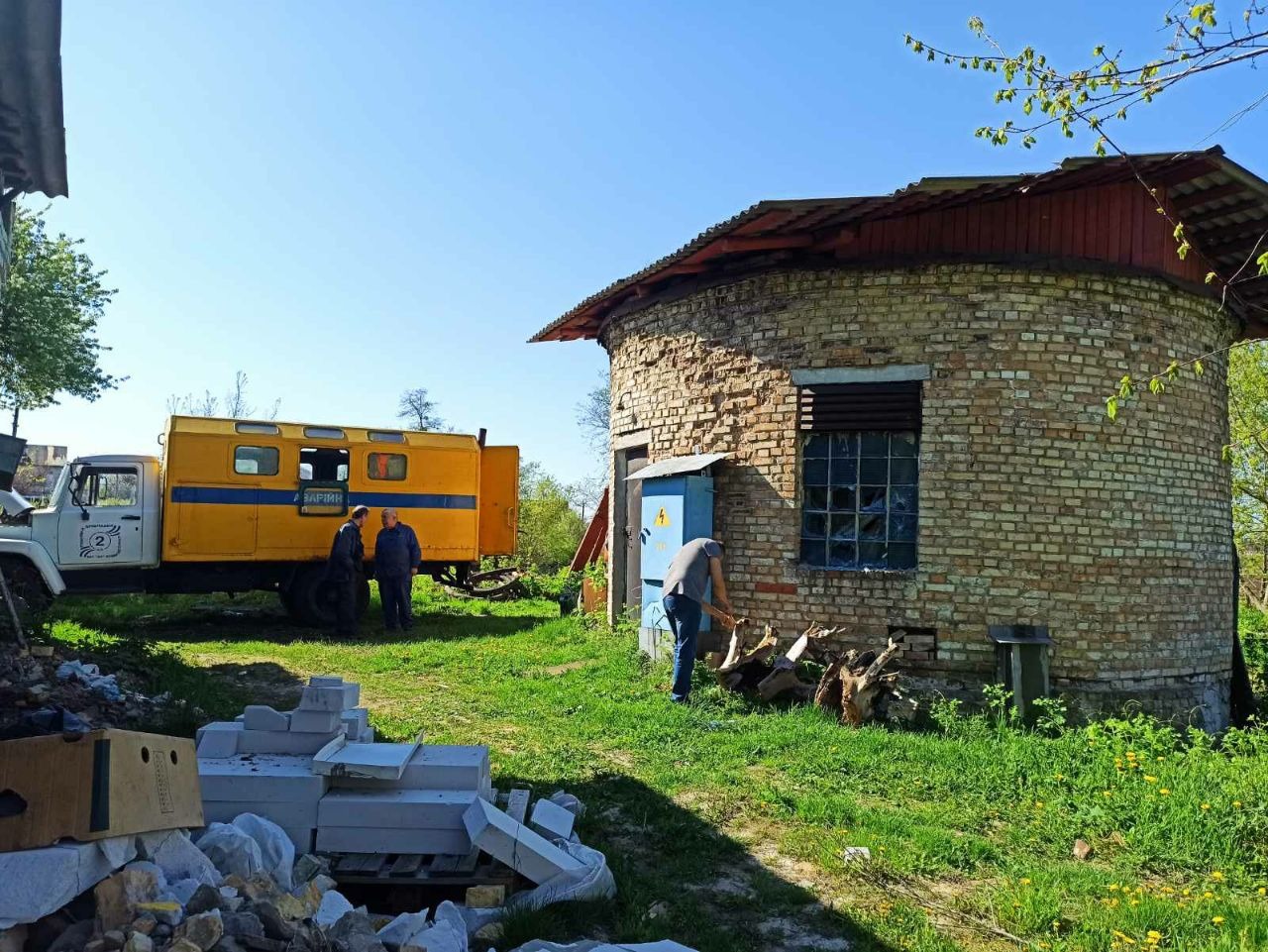 Київводоканал допоміг з відкачуванням стоків із  КНС в селі Горенка