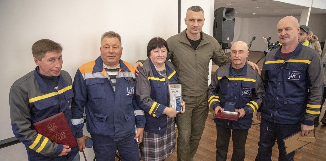 Працівники Київводоканалу отримали відзнаки від мера