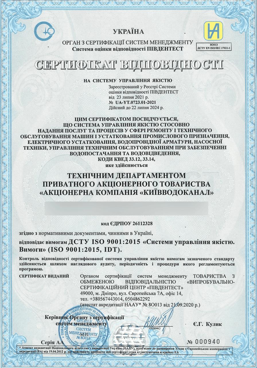 Implementation of ISO standards